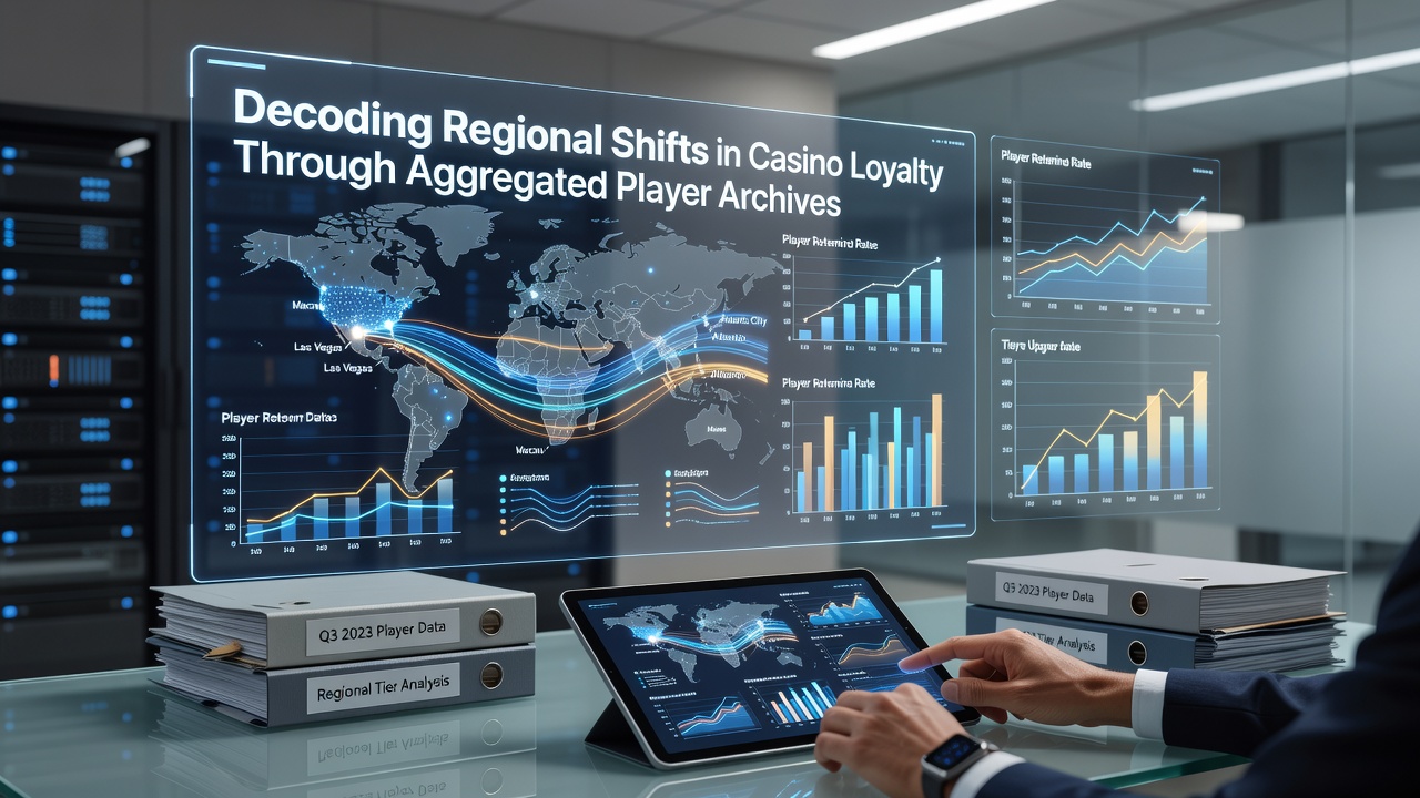 Data visualization showing regional casino loyalty program shifts across player archives