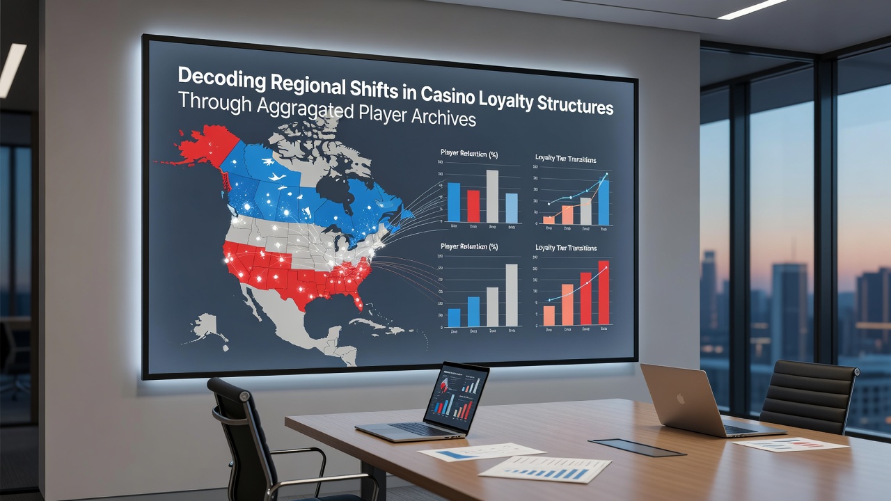 Infographic comparing loyalty tier structures in different global casino markets