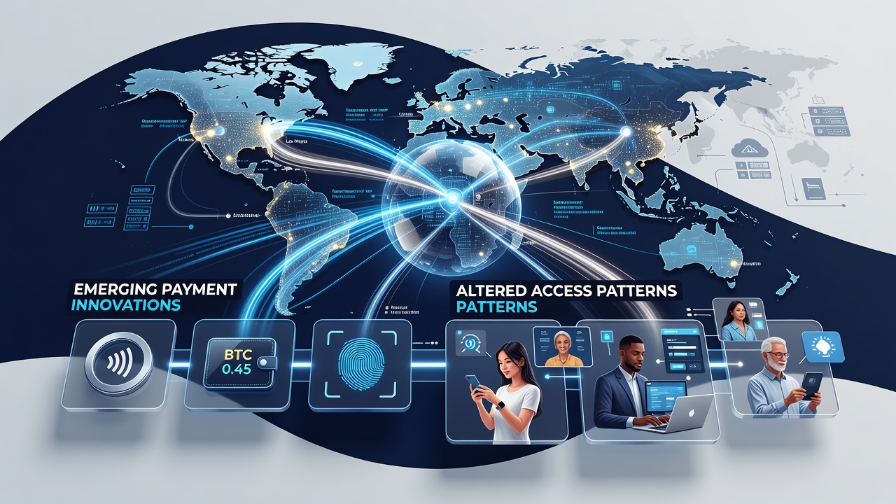 Global map highlighting payment flow changes in digital gambling markets